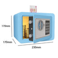 0.2 Cubic Feet Electronic Digital Safe, Steel Home Cash Safe and Fireproof Cash Bag for Hiding Safe Cash
