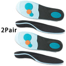 men and women arch support Orthopedic insoles Plantar fasciitis insoles sports shoes elastic shock-absorbing insoles 1Pair