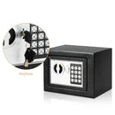 0.2 Cubic Feet Electronic Digital Safe, Steel Home Cash Safe and Fireproof Cash Bag for Hiding Safe Cash