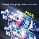 Compressor de ar portátil para carro, 3x mais rápido, 150psi, bomba infladora de pneus sem fio com medidor digital para carro, motocicleta, bicicleta, bomba de ar.