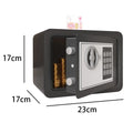 0.2 Cubic Feet Electronic Digital Safe, Steel Home Cash Safe and Fireproof Cash Bag for Hiding Safe Cash