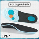 men and women arch support Orthopedic insoles Plantar fasciitis insoles sports shoes elastic shock-absorbing insoles 1Pair