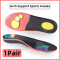 men and women arch support Orthopedic insoles Plantar fasciitis insoles sports shoes elastic shock-absorbing insoles 1Pair