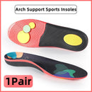 men and women arch support Orthopedic insoles Plantar fasciitis insoles sports shoes elastic shock-absorbing insoles 1Pair