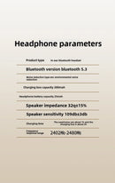 Q31 Wireless Bluetooth Headset Transparent ENC Headphones LED Power Digital Display Stereo Sound Earphones for Sports Working
